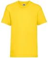 SS28B 61033 Childrens Valueweight T Shirt Yellow colour image